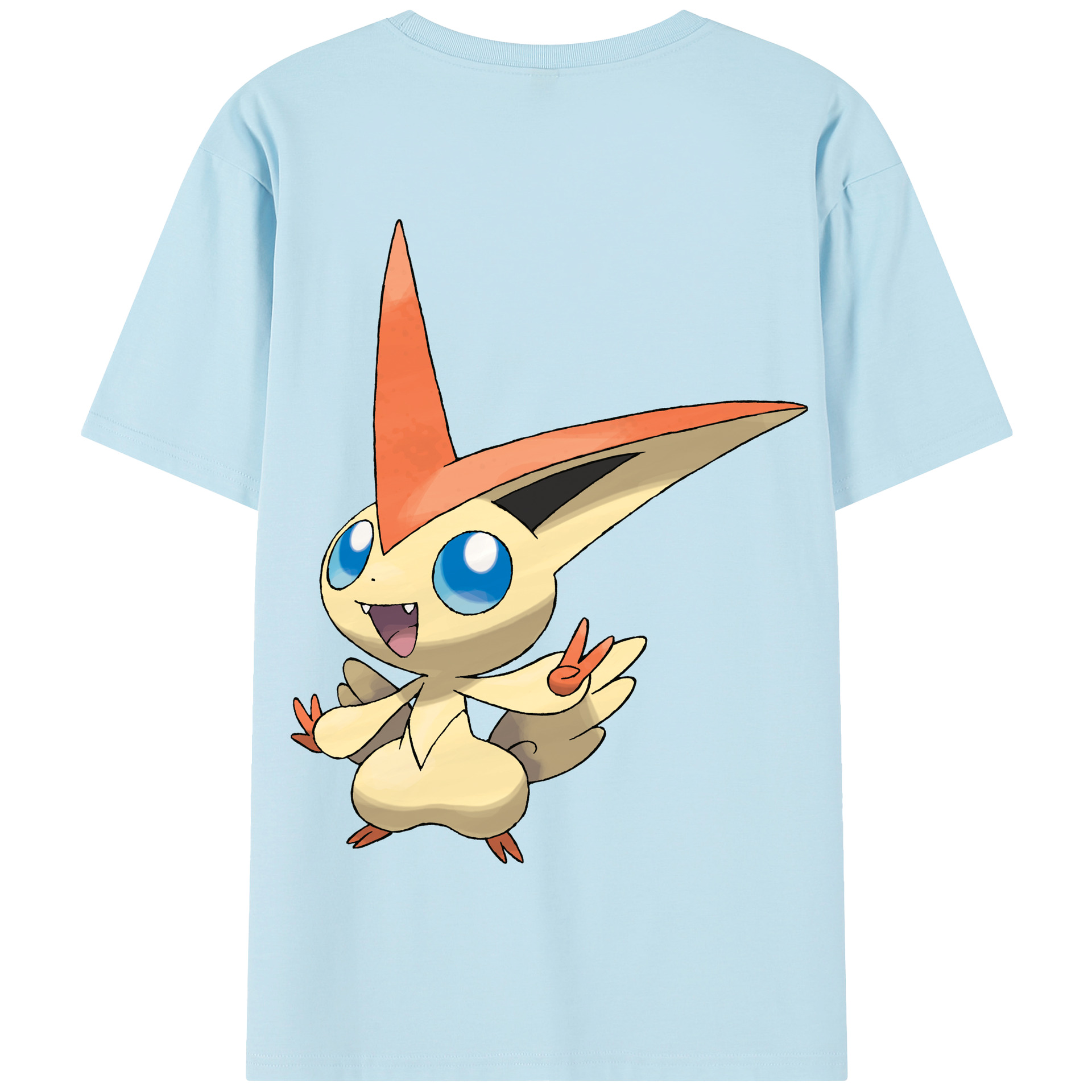 （画像用） ポケットモンスター Pokémon 綿100％半袖Tシャツ（背面プリント）
